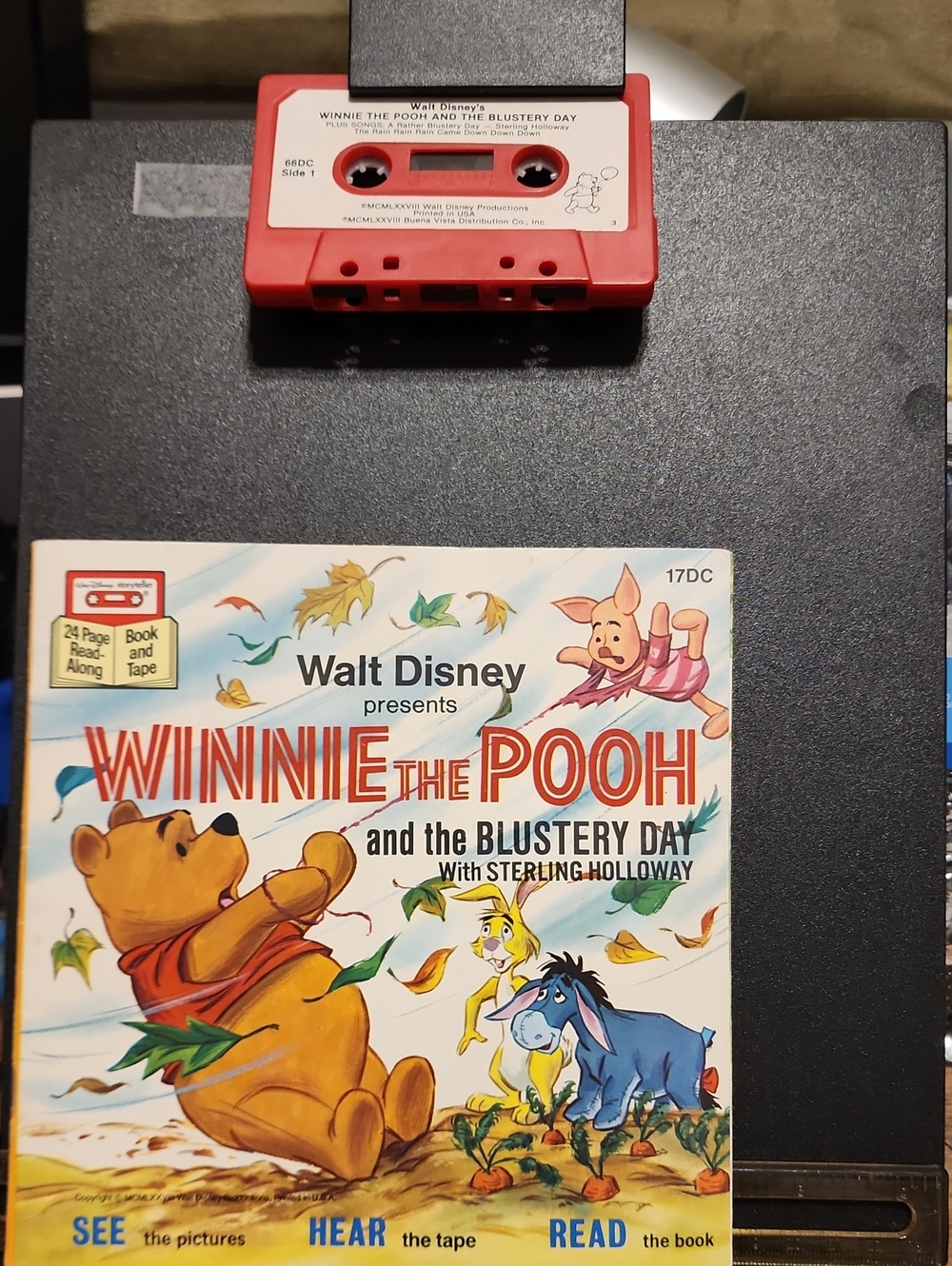 Disney Winnie the Pooh Cassette & Cinderella See, Hear & Read-Along Book Set